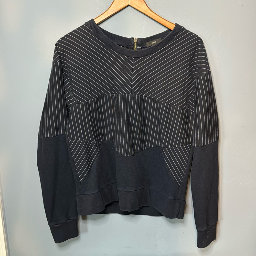 J Crew zippered Sweater size L